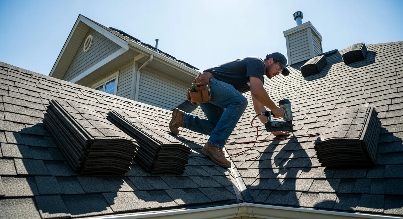 Roof replacement services in Little Rock, AR by Hero Roofing
