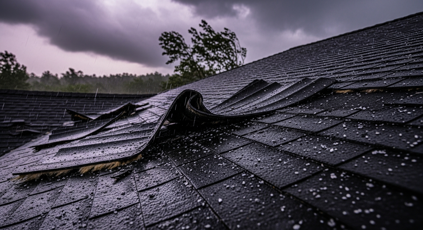 Storm damage services in Little Rock, AR by Hero Roofing